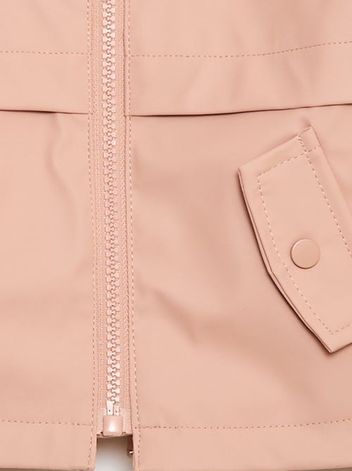 Parka en caoutchouc à capuche - Kiabi