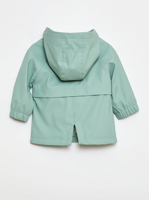 Parka en caoutchouc à capuche - Kiabi