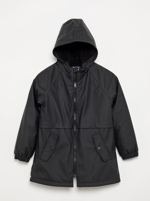 Parka foderata effetto montone - Kiabi