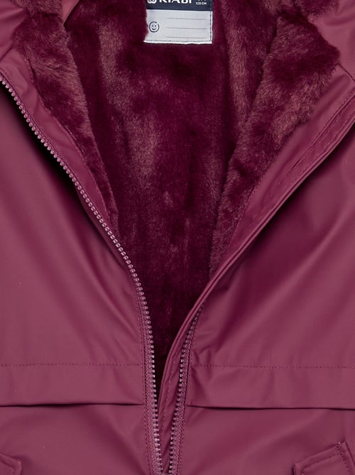 Parka foderato in pelliccia sintetica - Kiabi