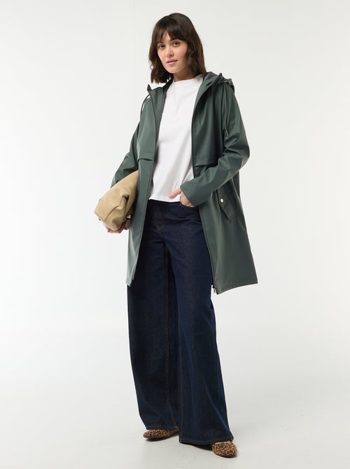 Parka gummy à capuche - Kiabi