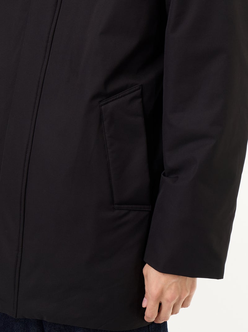 Parka idrorepellente con cappuccio Nero - Kiabi