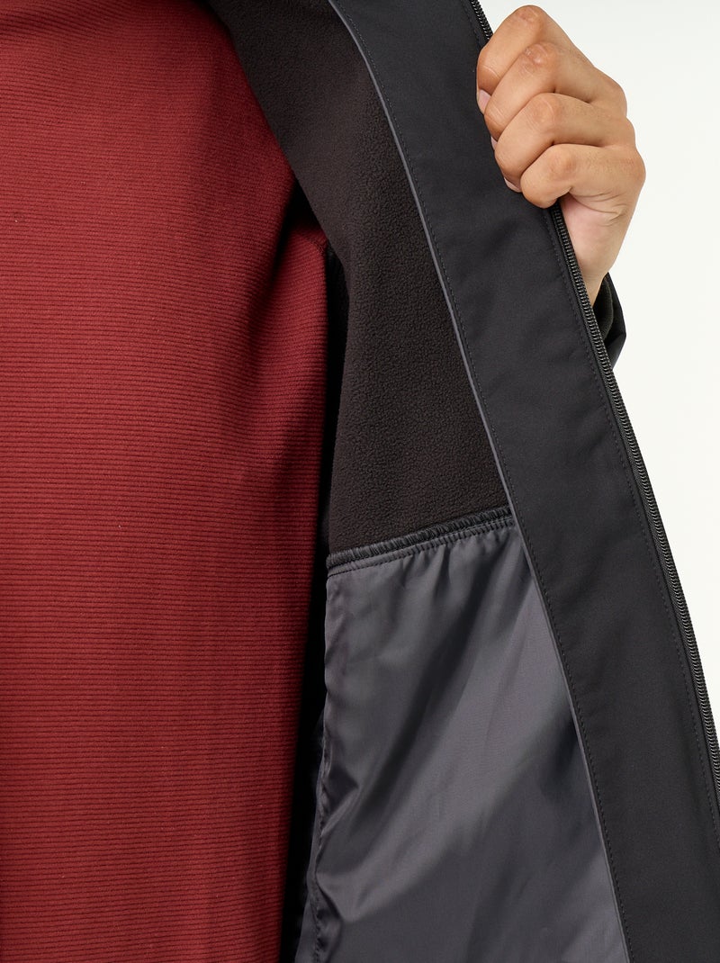 Parka imbottita con cappuccio Nero - Kiabi
