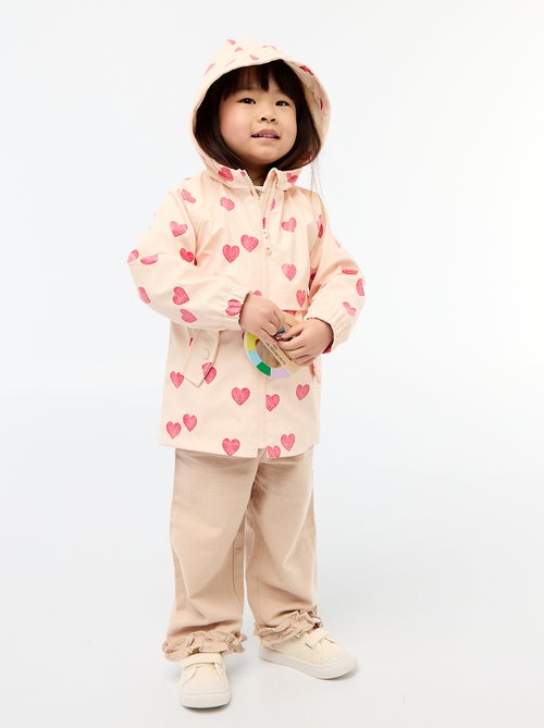 Parka in gomma con cappuccio - Kiabi