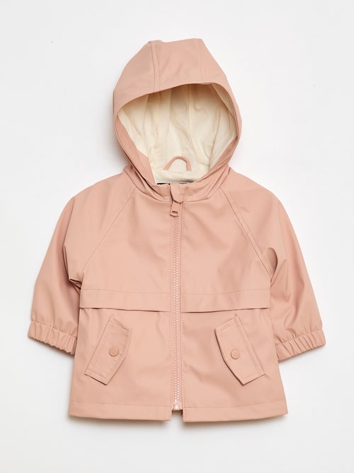 Parka in gomma con cappuccio - Kiabi