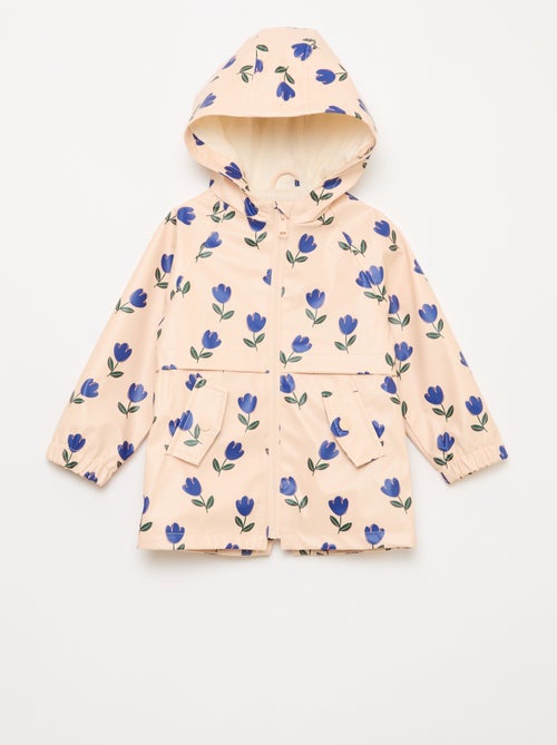 Parka in gomma con cappuccio - Kiabi