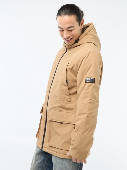 Parka légère à capuche déparlent - Kiabi