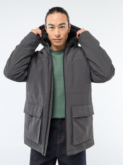 Parka légère à capuche déparlent - Kiabi