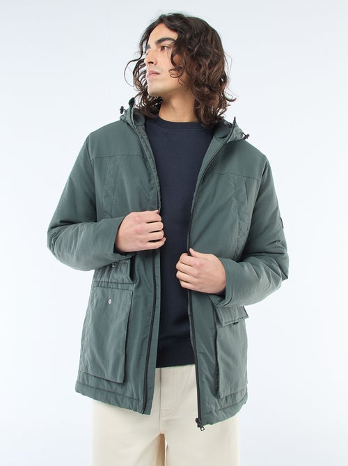 Parka légère à capuche déparlent - Kiabi