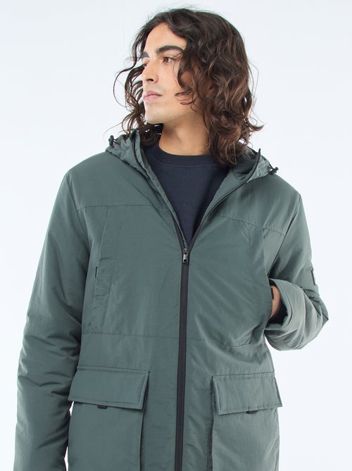 Parka légère à capuche déparlent - Kiabi