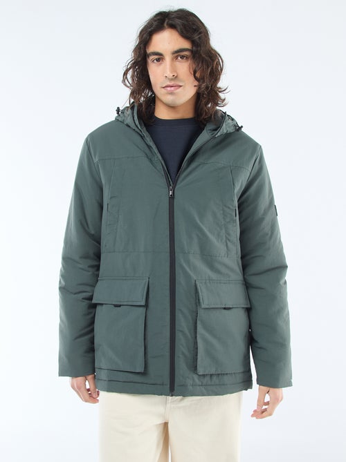 Parka leggera con cappuccio idrorepellente - Kiabi Parka leggera con cappuccio idrorepellente - Kiabi