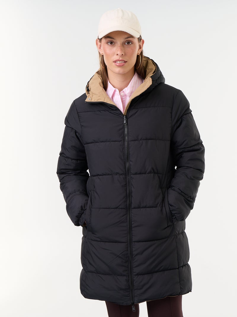 Parka longue réversible Beige - Kiabi