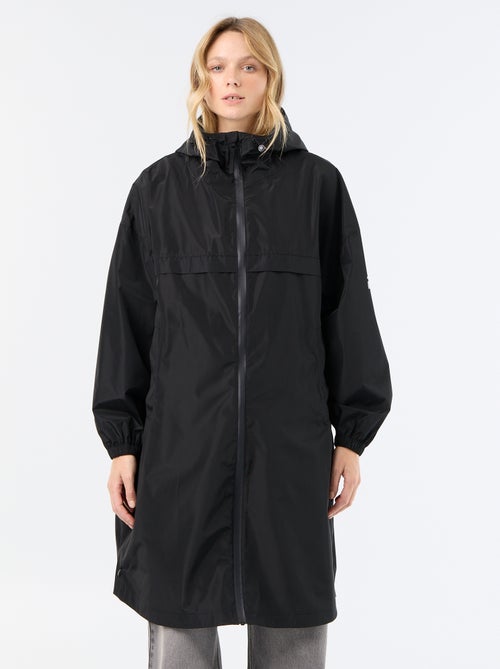 Parka lungo idrorepellente con cappuccio - Kiabi