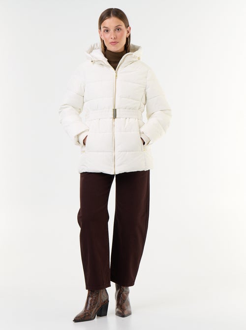 Parka mit Kapuze und Kunstfellfutter - Kiabi