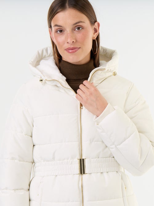 Parka mit Kapuze und Kunstfellfutter - Kiabi