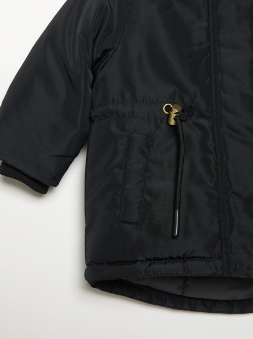 Parka mit Kapuze und Kunstfellfutter - Kiabi