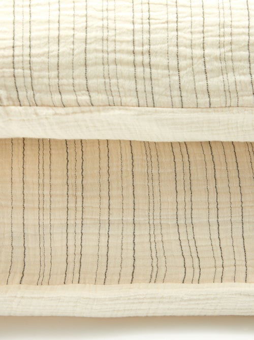 Parure da letto matrimoniale (240 x 220 cm) in garza di cotone - Kiabi Home - Kiabi