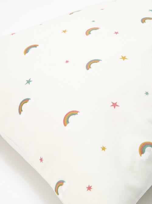 Parure de lit 1 personne 140x200 cm en coton - Kiabi Parure de lit 1 personne 140x200 cm en coton - Kiabi