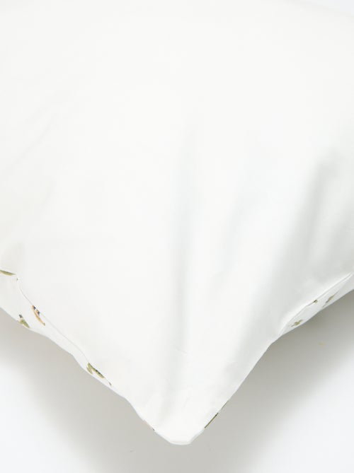 Parure de lit 1 personne 140x200 cm en coton - Kiabi