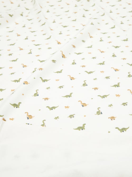 Parure de lit 1 personne 140x200 cm en coton - Kiabi