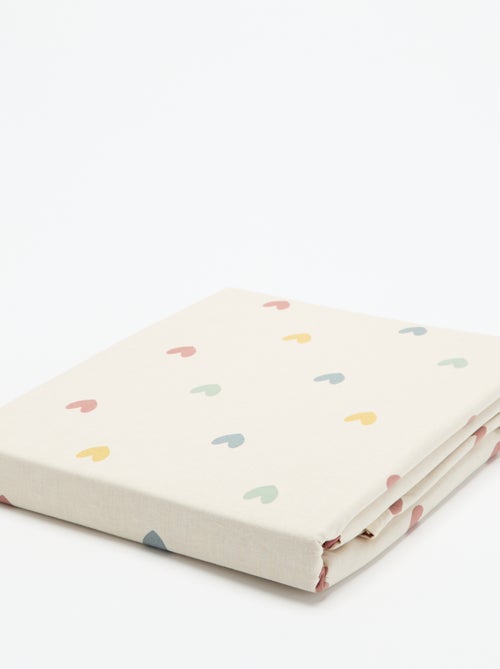 Parure de lit 1 personne 140x200 cm en coton - Kiabi