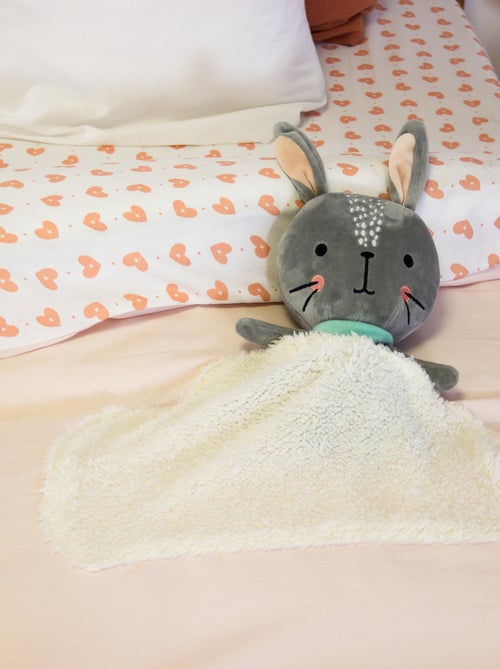 Parure de lit 1 personne 2 pièces : housse de couette + taie d'oreiller - Kiabi