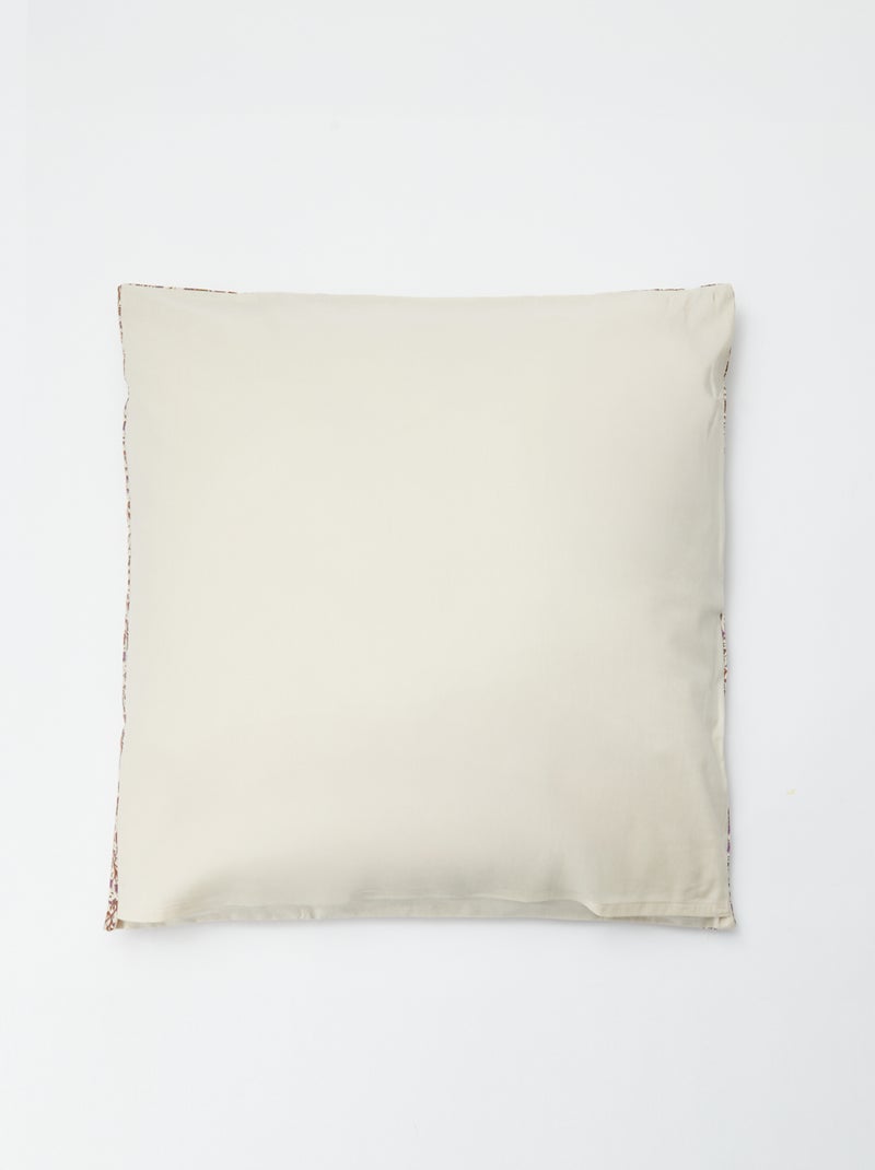 Parure de lit 2 personnes 240 x 220cm en coton 57 fils - Kiabi Home Beige - Kiabi