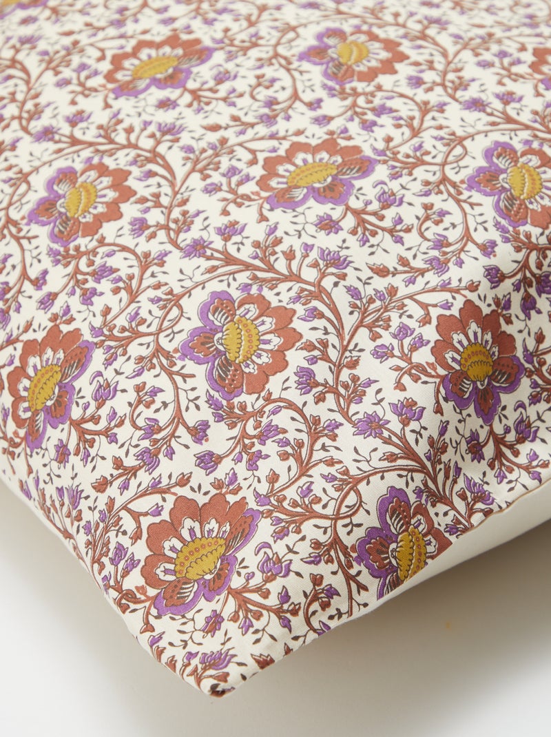 Parure de lit 2 personnes 240 x 220cm en coton 57 fils - Kiabi Home Beige - Kiabi