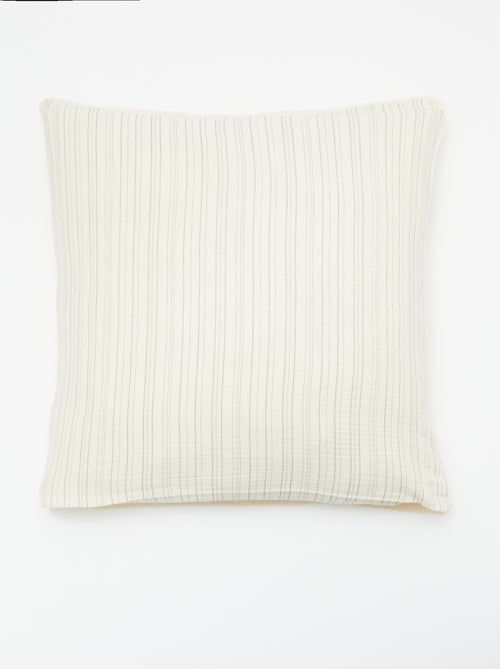 Parure de lit 2 personnes (240 x 220cm) en gaze de coton - Kiabi Home - Kiabi