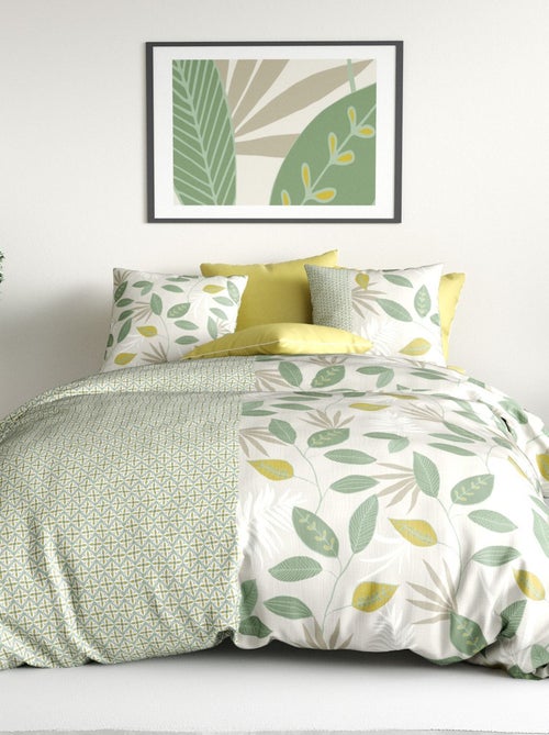 Parure de lit 2 personnes imprimé - Kiabi