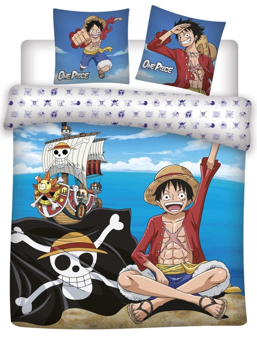Parure de lit 2 personnes 'One Piece' - Kiabi Parure de lit 2 personnes 'One Piece' - Kiabi