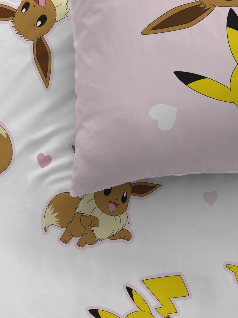 Parure de lit imprimé 'Pokemon' Rose - Kiabi
