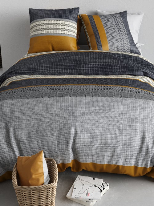 Parure de lit imprimée - 2 personnes - Kiabi