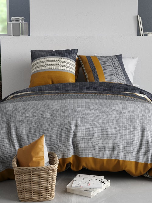 Parure de lit imprimée - 2 personnes - Kiabi