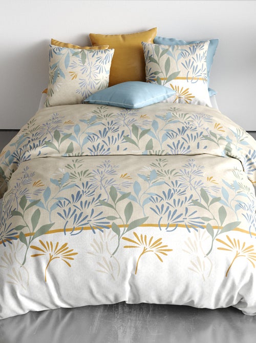 Parure de lit imprimée housse de couette + 2 taies - 2 personnes - Kiabi
