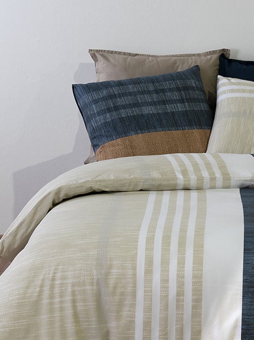 Parure de lit imprimée housse de couette + 2 taies - 2 personnes - Kiabi