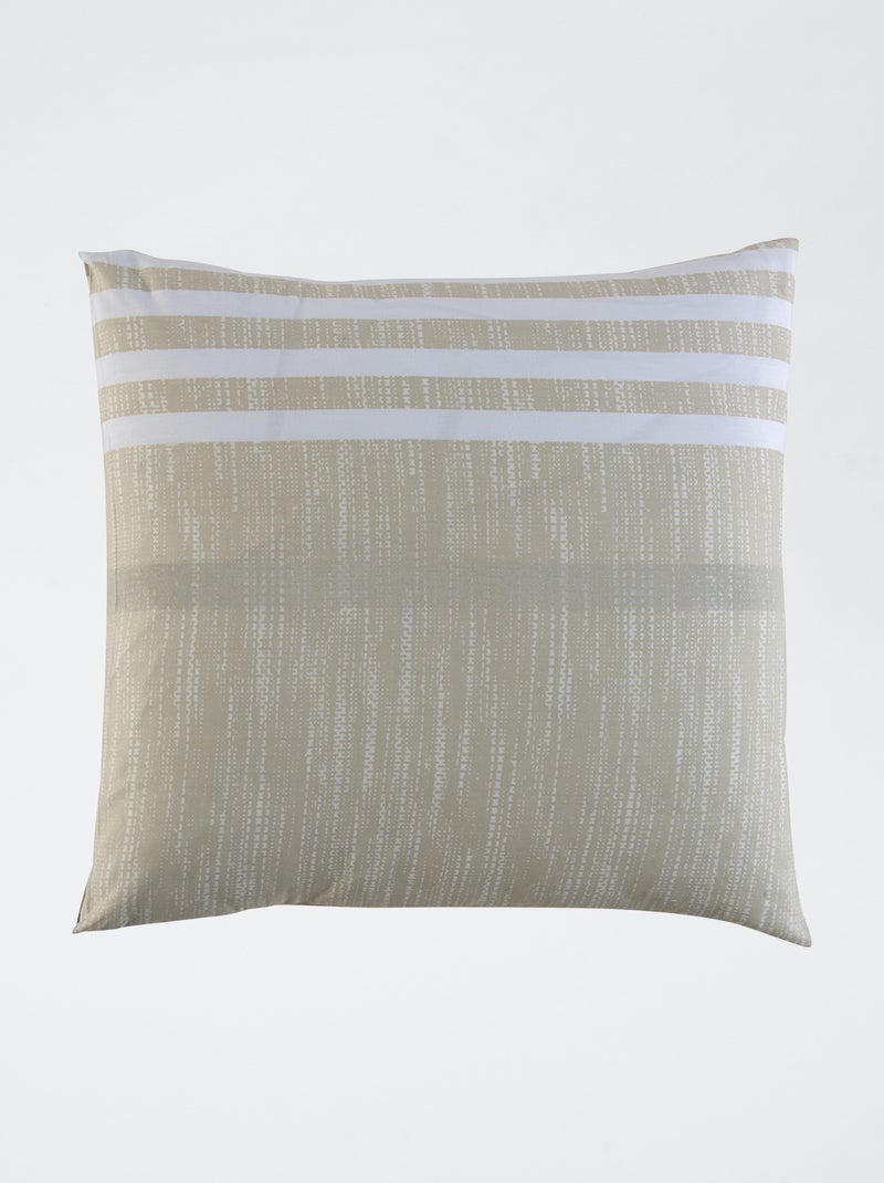 Parure de lit imprimée housse de couette + 2 taies - 2 personnes Bleu - Kiabi