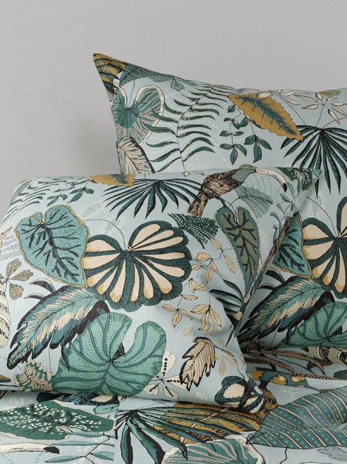 Parure de lit imprimée housse de couette + 2 taies - 2 personnes - Kiabi