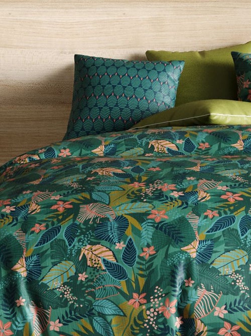 Parure de lit imprimée housse de couette + 2 taies - 2 personnes - Kiabi