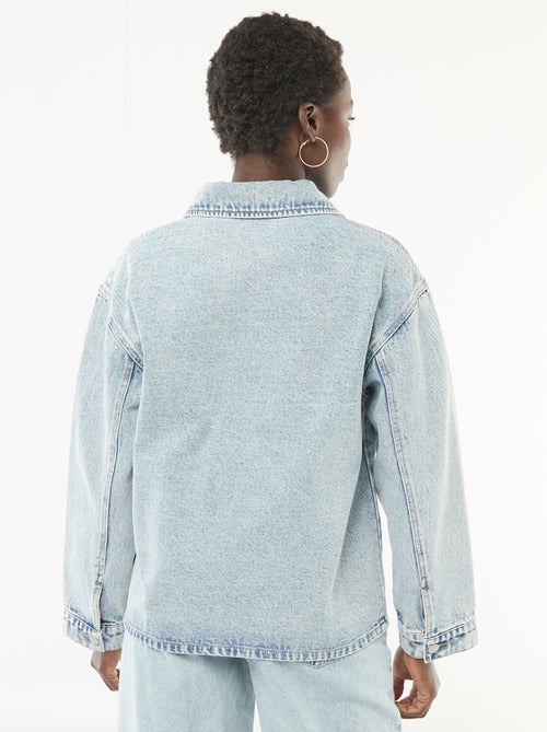 Patch Pocket Denim Jacket - Kiabi