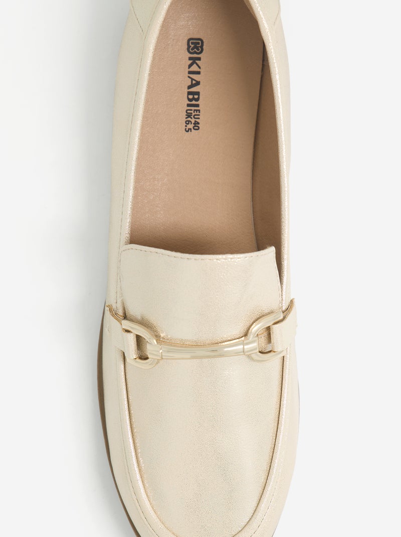Patent loafers Yellow - Kiabi