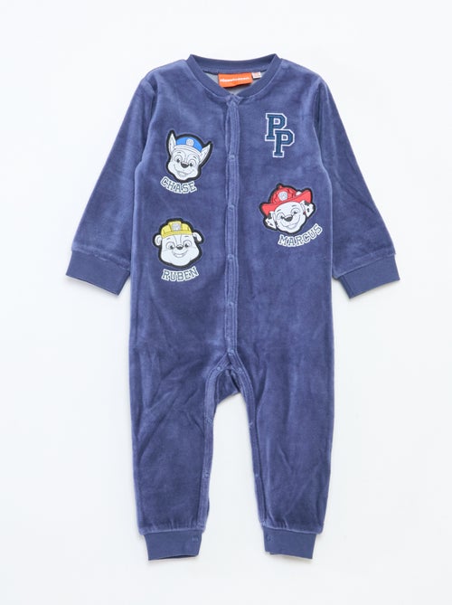 Patrol "Paw Patrol" Velour Sleepsuit - Kiabi Patrol "Paw Patrol" Velour Sleepsuit - Kiabi