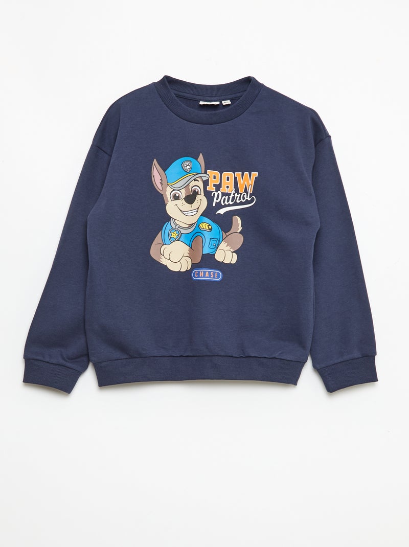 Patrol printed set sweat shirt + cotton shorts Grey - Kiabi