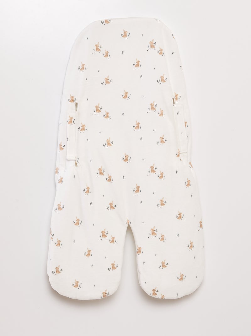 Patterned baby sleeping bag WHITE - Kiabi