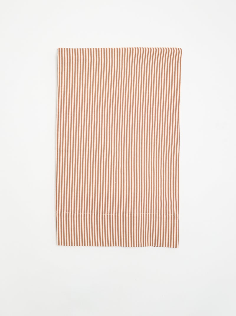 Patterned Curtain - Kiabi Home Brown - Kiabi