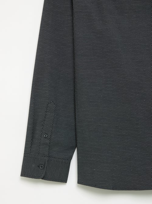 Patterned Dobby Shirt - Kiabi