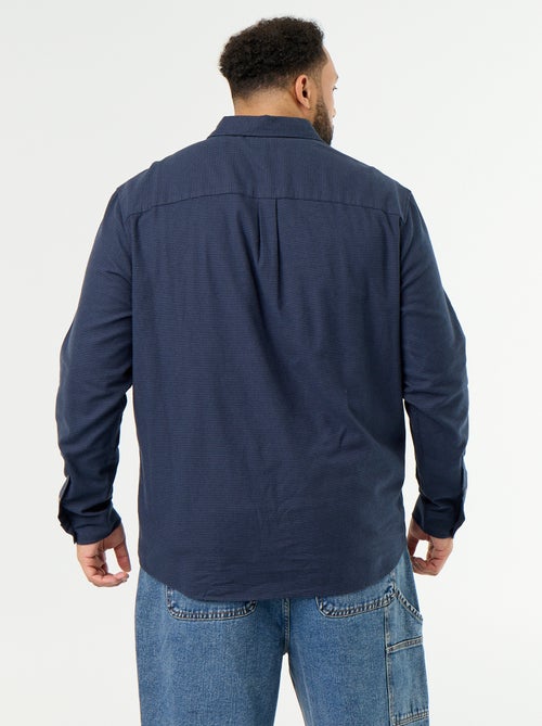 Patterned flannel shirt - Kiabi