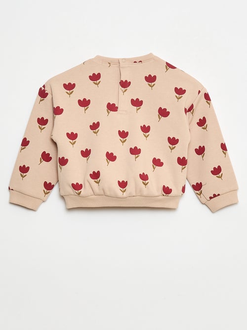 Patterned Fleece Pullover - Kiabi