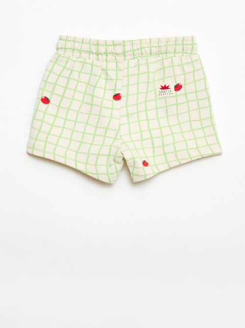 Patterned Fleece Shorts - Kiabi