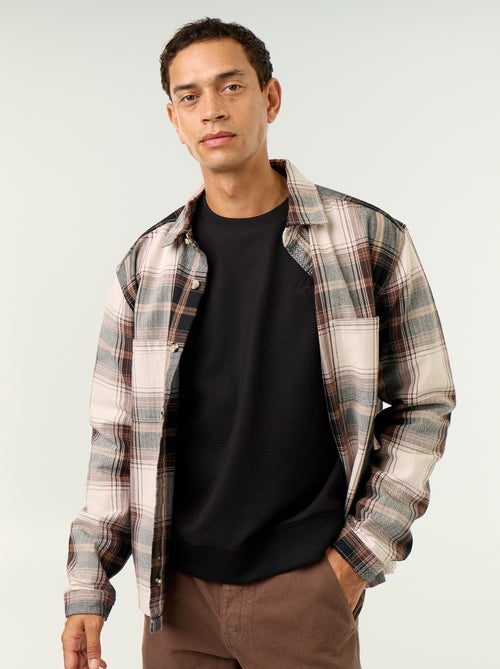 Patterned Overshirt - Kiabi Patterned Overshirt - Kiabi